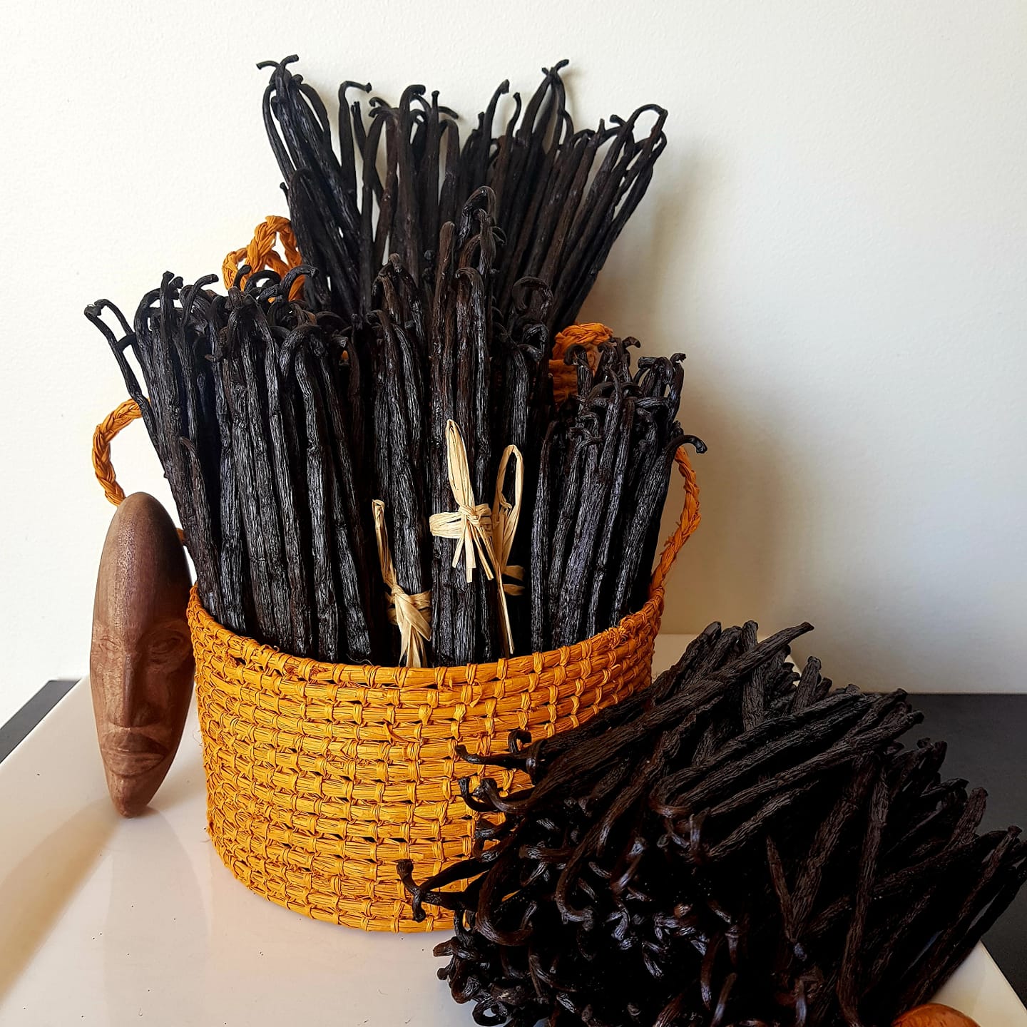 5 gousses de vanille Bourbon de Madagascar noires non fendues EXTRA larges et longues SOUS VIDES / 18 à 24 cm / Haute Qualité